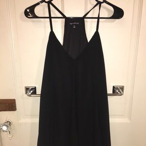 sequin hearts black shift dress